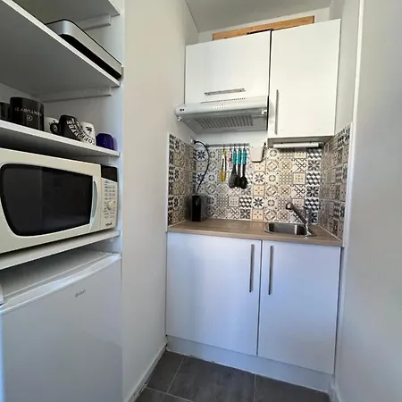 Magnifique Studio Cabine Avec Terrasse Et Parking * 루케이트